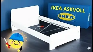 Как собрать кровать Askvoll из IKEA | Сборка кровати Askvoll из IKEA | #ikea #ikeafurniture