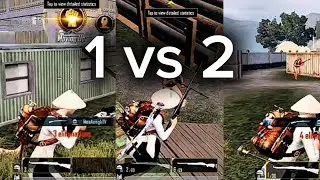 1 vs 2 sniper room/full intense situation #pubgmobile #viral 