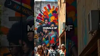 Medell&iacute;n's Street Art: A Colorful Journey of Hope! #Shorts