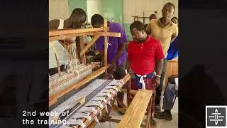 Flying8 loom building and weaving training, giz, Senegal 2024