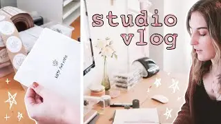 Sticker Shop Studio Vlog / Website Rebranding, New Packaging & Making Stickers