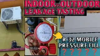😊👉INDOOR AUR OUTDOOR ALAG ALAG LEAKAGE KAISE CHECK KARTE HAIN | HOW TO FIND GAS LEAKAGE IN SPLIT AC👍