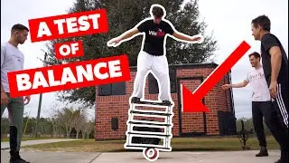 THE LADDER STACK | Balancing on Rola Bola