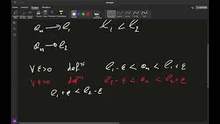 Analisi 1: teorema di unicità del limite di una successione
