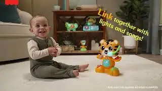 Fisher-Price Link Squad Bop & Groove Tiger Musical Learning Toy