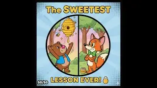 The GREEDY Bear Who Got CHASED By BEES! 🐻🦊 | Kids Learning Story