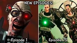 Skibidi Toilet Zombie Universe 1 - 75 All Episodes (+SECRET SCENES) Upgraded G-MAN (Episode 76?)