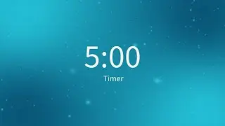 5 Minute Timer ⏱️ | Silent Countdown with End Beep