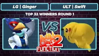 The Function 2: LG | Ginger (Falco) vs ULT | Swift (Pikachu) - Top 32 WR1 SSBM