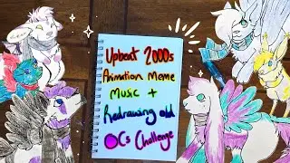 Upbeat 2000s Animation Meme Music to Draw/Animate Sparkledogs to | Redrawing Old OCs by Memory ⋆｡&deg;✩
