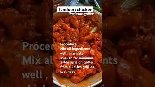 Tandoori chicken #homemade#partyspecial#easy and perfect