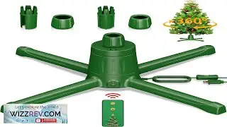 Rotating Christmas Tree Stand for Artificial Trees 360-Degree Adjustable Tree Stand Base Review