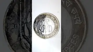 clean a half coin with satisfaction #shorts