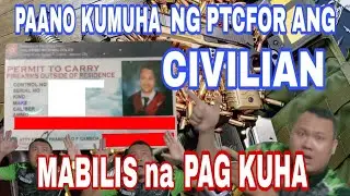 MABILIS na pagkuha Ng PTCFOR Ang civilian