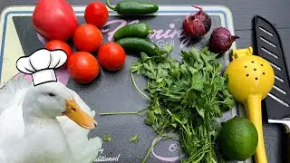 Making Pico de Gallo Outside&hellip; with Ducks & Geese Supervision!