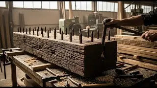Unbelievable Woodworking Turning Rotten Solid Wood into a $2,000 Dining Table