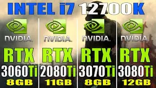 RTX 3060Ti vs RTX 2080Ti vs RTX 3070Ti vs RTX 3080Ti || PC GAMES TEST ||