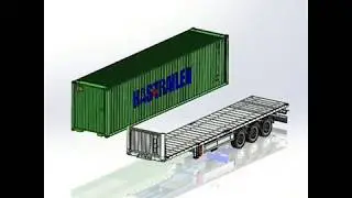 Hastrailer 2x20ft 30ft 40 ft konteyner taşıma &ouml;zelliği
