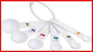 Great product -  Fox Run 6-Piece Plastic Measuring Spoon Set White, 1.6 x 9 x 3 inches