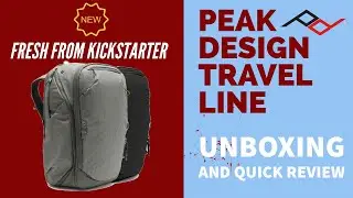 Peak Design TRAVEL BAGS Haul. Fresh from KICKSTARTER!
