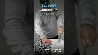 Stab-Proof Test &ndash; Crisis T-Shirt | Hidden Armour