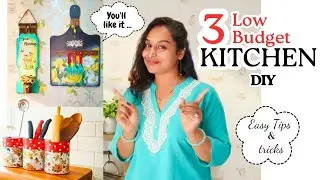 Kitchen DIY Ideas | Low Budget Kitchen Decor | Easy Tips & Tricks#diy#kitchen#@ritapravin1077 