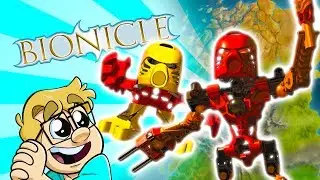 Играем с наборами Lego Bionicle