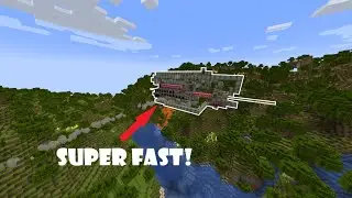 Double harmonica gun in Minecraft (create big cannons)