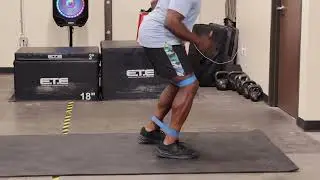 Mini Band Walks- Forward and Backward 