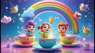 Polly Put the Kettle On Enchanted Tea Time | English Nursery Rhyme | Kids Songs | Preschool Learning