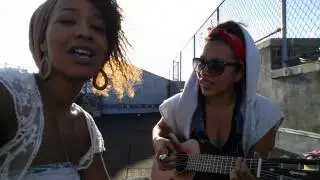Freestyle on Brooklyn rooftop (Nirina & Sophie Sy (Just Sophie))