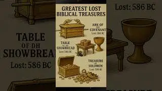 Greatest Lost Biblical Treasures #shorts #bible #god #israel #faith #lord #jesus #treasure