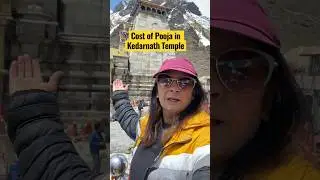 Pooja Cost in Kedarnath Temple #shorts