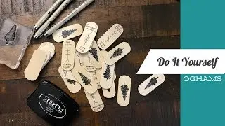 DIY Ogham Staves