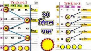 Satta logic (( Faridabad single jodi trick today )) #Ghaziabad logic #logic satta tricks #Gali satta
