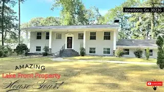HOUSE TOUR| Atlanta House For Sale| Jonesboro, Ga.| Lake Front Property| No Banks! No Credit Option!