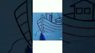 ship drawing|| ship drawing easy||#drawing #art #youtubeshorts #shortvideo #shorts