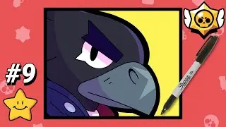 HOW TO DRAW NEW CROW ICON | BRAWL STARS