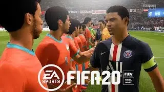 PSG VS India FIFA 20 gameplay
