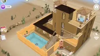 Ancient Desert House Tour The Sims Freeplay (all parts)