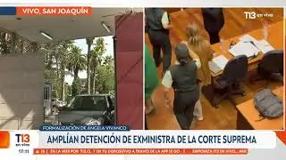 Amplían detención de exministra de la Corte Suprema Ángela Vivanco