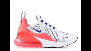 NIKE Womens Air Max 270 White Ultra Marine AH6789 101