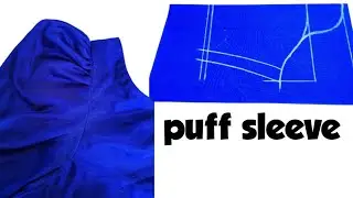 പഫ് സ്ലീവ് കട്ടിങ് /puff sleeve cutting /puff sleeve cutting malayalam