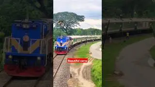 Beautiful curve on curve।❤️ #railway #railtrack #train #trainvideo #railwaycontent