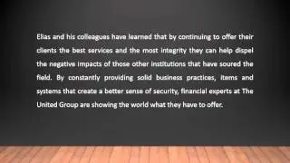 Gregory Elias Explains the History of United Group