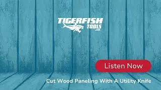 Cut Wood Paneling With A Utility Knife
