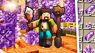 Как построить легкую ферму аметистовых големов в Minecraft в 2024 году!