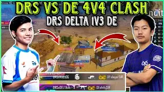 DRS Delta 1v3 Against DeadEyes Guys | DRS vs DE 4v4 Clash | Clash with kvn