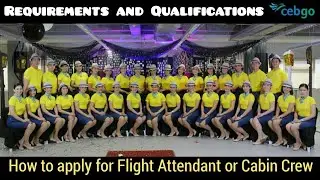 Requirements & Qualifications at Cebu Pacific for Flight Attendant / Cabin Crew in the Philippines