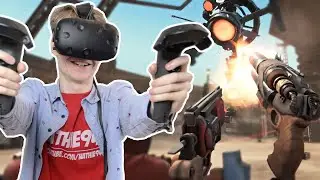 VR MULTIPLAYER SHOOTER WITH FRIENDS! | Hover Junkers: Buzzbot Attack (HTC Vive Gameplay)